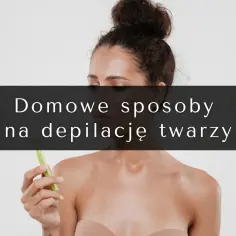 Kobieta z włosami upiętymi w kok trzyma zieloną maszynkę do golenia.