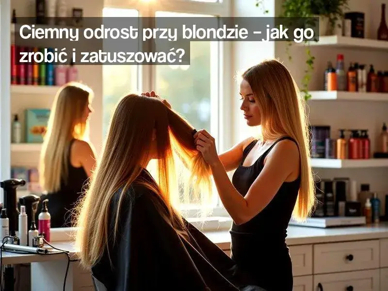 Zdjęcie Jak zrobić ciemny odrost przy blondzie, aby uniknąć nieestetycznych przejść